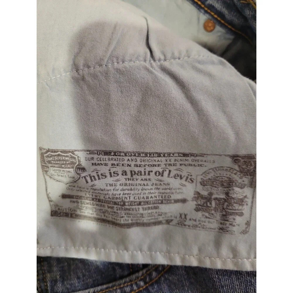NWT Vintage Levi’s 501 Original Jeans Sz 38x34 Blue Denim Deadstock USA Red Tab